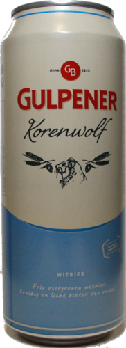 Gulpener Korenwolf blik van 0,50 liter Gulpener Korenwolf blik van 0,50 liter